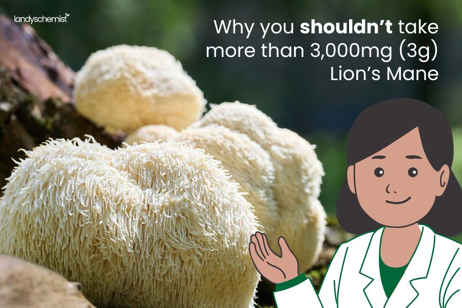 how much lions mane is safe