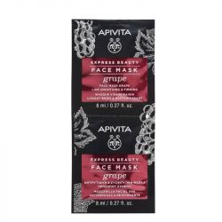 Apivita Line Smoothing & Firming Face Mask Grape 2x8ml