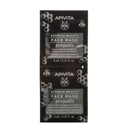 Apivita Purifying & Oil-Balancing Black Face Mask Propolis 2x8ml