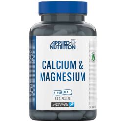 Applied Nutrition Calcium & Magnesium Capsules 60 Front Of The Bottle