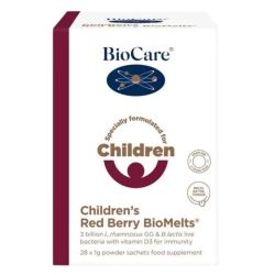 Biocare Children's Red Berry BioMelts Sachets 28