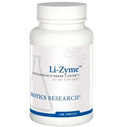 Biotics Research Li-Zyme (Lithium) Tablets 100