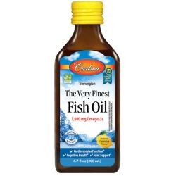 Carlson Labs The Very Finest Fish Oil Natural Lemon 200ml