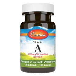 Carlson Labs Vitamin A Solubilized 10,000iu Softgels 100