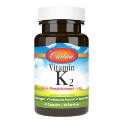 Carlson Labs Vitamin K2 MK-4 5mg Capsules 60