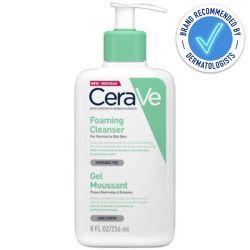 Cerave Foaming Cleanser 236ml is recommended by dermatologists