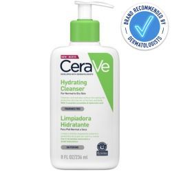 Cerave Hydrating Cleanser 236ml is recommended by dermatologists