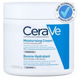 Cerave Moisturising Cream Jar 454g is recommended by dermatologists
