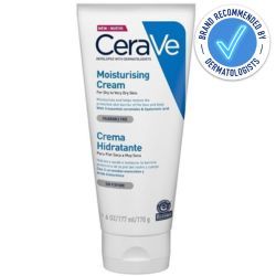 Cerave Moisturising Cream Tube 177ml is recommended by dermatologists