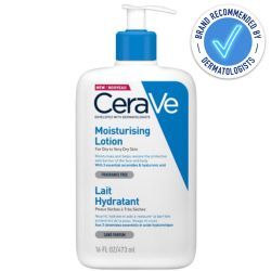 Cerave Moisturising Lotion 473ml is recommended by dermatologists