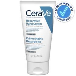 Cerave Reparative Hand Cream 50ml is recommended by dermatologists