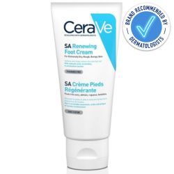 Cerave SA Renewing Foot Cream 88ml is recommended by dermatologists