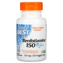 Doctor's Best Benfotiamine with BenfoPure 150mg Vcaps 120