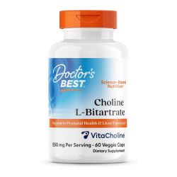 Doctor's Best Choline L-Bitartrate 550mg Capsules 60 Main Image