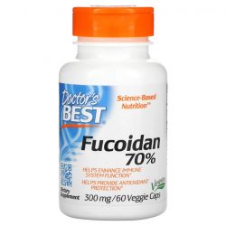 Doctor's Best Fucoidan 70% 300mg Vcaps 60