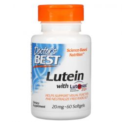 Doctor's Best Lutein with Lutemax 20mg Softgels 60