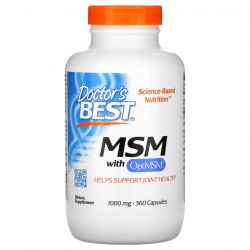 Doctor's Best MSM with OptiMSM 1000mg Caps 360