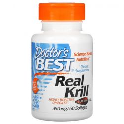 Doctor's Best Real Krill 350mg Softgels 60 