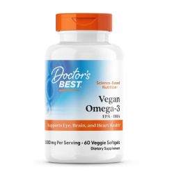 Doctor's Best Vegan Omega-3 EPA + DHA Softgels 60 Main Image