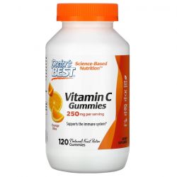 Doctor's Best Vitamin C 250mg Orange Bliss Gummies 120