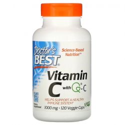 Doctor's Best Vitamin C with Quali-C 1000mg Vcaps 120