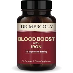 Dr. Mercola Blood Boost with Iron Capsules 30