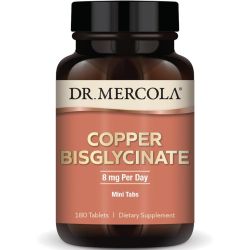 Dr. Mercola Copper Bisglycinate Tablets 180