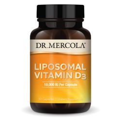 Dr. Mercola Liposomal Vitamin D3 10,000iu Capsules 30