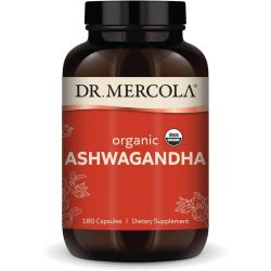 Dr. Mercola Organic Ashwagandha Capsules 180