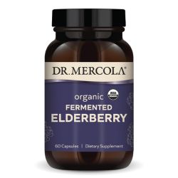 Dr. Mercola Organic Fermented Elderberry Capsules 60