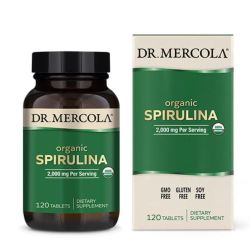 Dr. Mercola Organic Spirulina Tablets 120