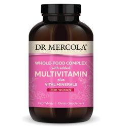 Dr. Mercola Whole-Food Complex with added Multivitamin plus Vital Minerals for Women 240