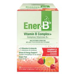 Ener-C Ener-B Vitamin B Complex+ Raspberry Lemonade Sachets 30