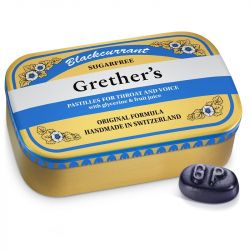 Grether's Blackcurrant Pastilles Sugar Free 110g
