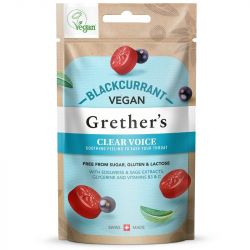 Grether's Clear Voice Blackcurrant Pastilles 45g