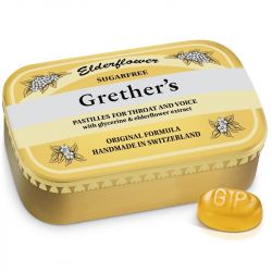 Grether's Elderflower Pastilles Sugar Free 110g