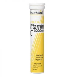 HealthAid Vitamin C 1000mg Effervescent Lemon Flavour