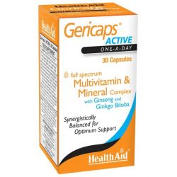 HealthAid Gericaps Active Capsules 30
