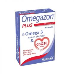HealthAid Omegazon Plus Co-Q10 Capsules 30