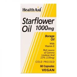 HealthAid Starflower Oil 1000mg (23% GLA) Capsules 60
