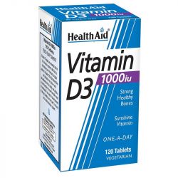 HealthAid Vitamin D3 1000iu Tablets 120