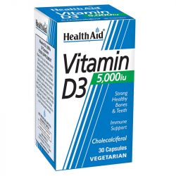 HealthAid Vitamin D3 5000iu Capsules 30