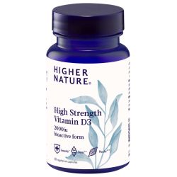 Higher Nature Vitamin D3 2000iu Vegicaps 60