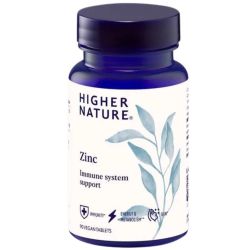 Higher Nature Zinc Vegetarian Tablets 90