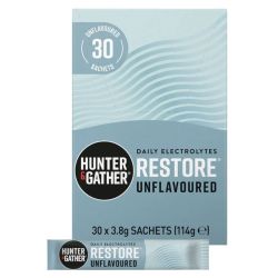 Hunter and Gather Restore Unflavoured Electrolyte Sachets 30