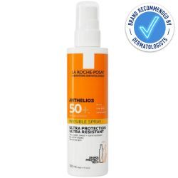 La Roche-Posay Anthelios SPF50+ Body Spray 200ml Recommended by Dermatologists.