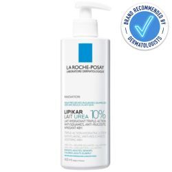 La Roche-Posay Lipikar Lait Urea 10% Lotion 400ml is recommended by dermatologists