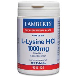 Lamberts L-Lysine 1000mg Tabs 120