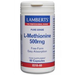 Lamberts L-Methionine 500mg Caps 60
