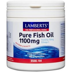 Lamberts Pure Fish Oil 1100mg Capsules 180